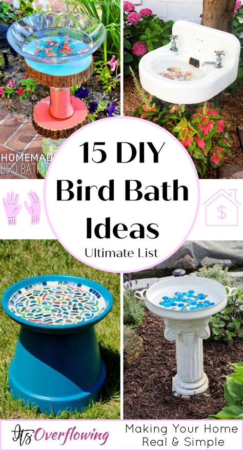 How To Make A Bird Bath