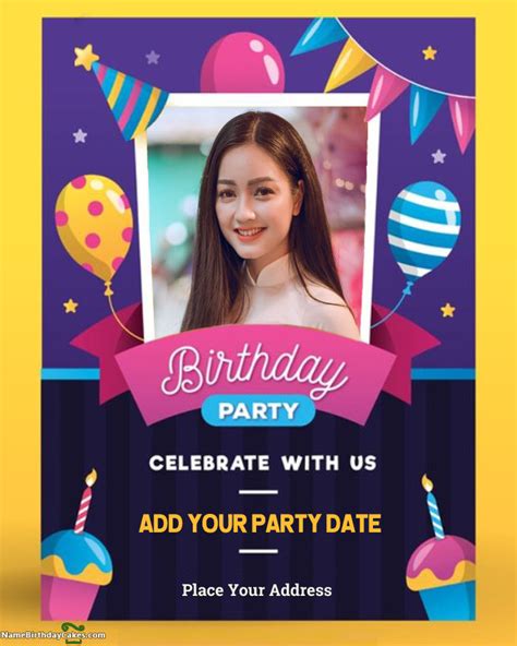 how to make a birthday invitation card online for free