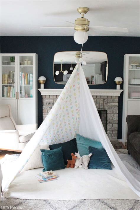 How To Make A Blanket Fort In A Small Bedroom