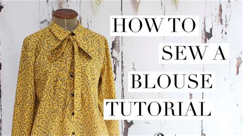 how to make a blouse from scratch
