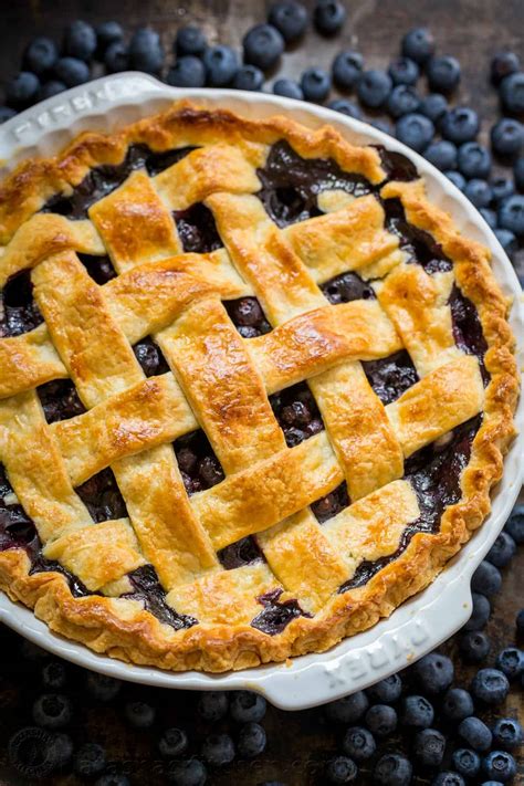 how to make a blueberry pie from scratch