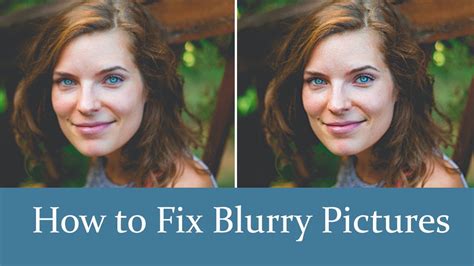 how to make a blurry image clear