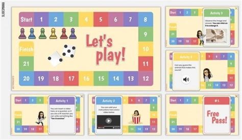 how to make a board game on google slides