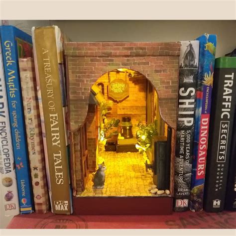How To Make A Book Nook Shelf Insert