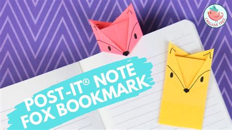 How To Make A Bookmark With Post It Notes