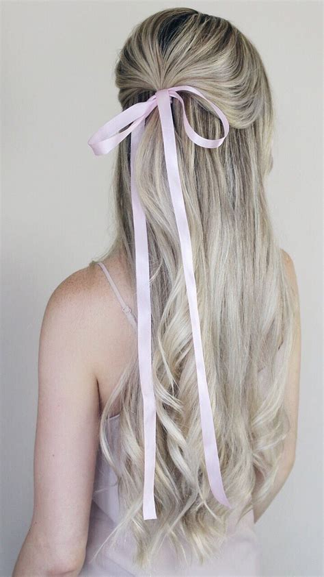  79 Gorgeous How To Make A Bow Out Of Hair Half Up Half Down For New Style