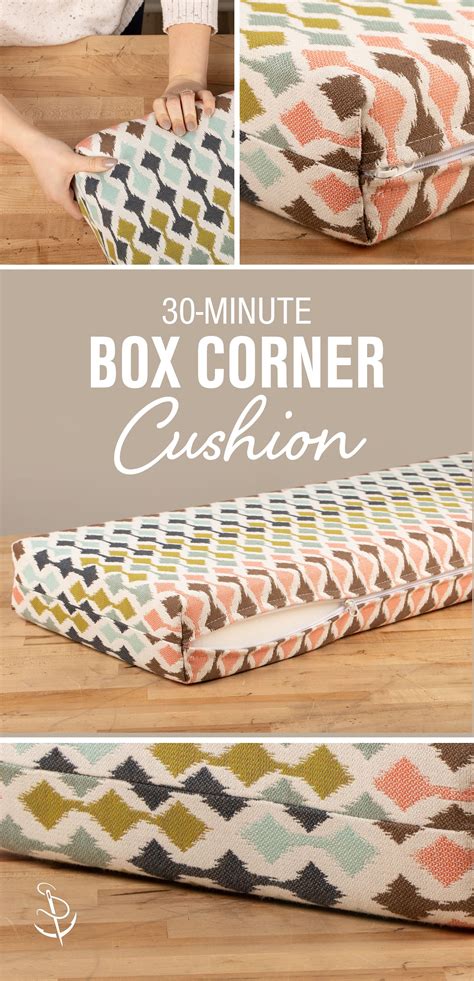 How To Make A Box Corner On A Cushion