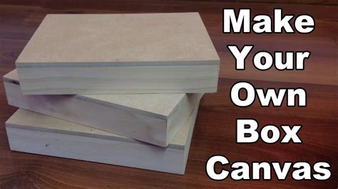 How To Make A Box Frame For Canvas