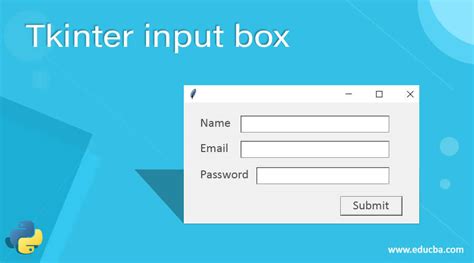 how to make a box in tkinter