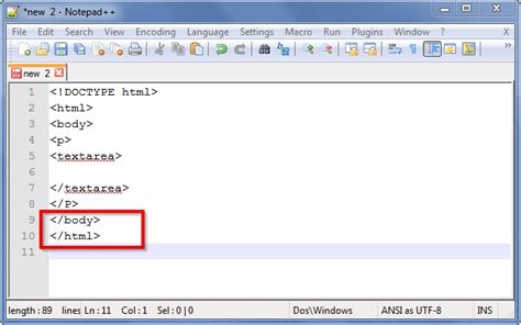 how to make a box of text in html