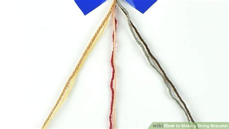 How To Make A Bracelet With String Wikihow