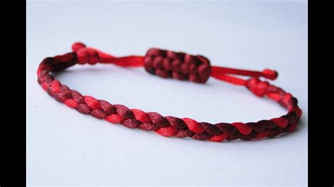 how to make a braided bracelet with 3 strings