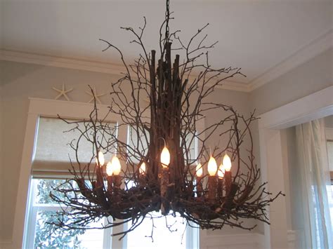 DIY Tree branch chandelier ideas Little Piece Of Me