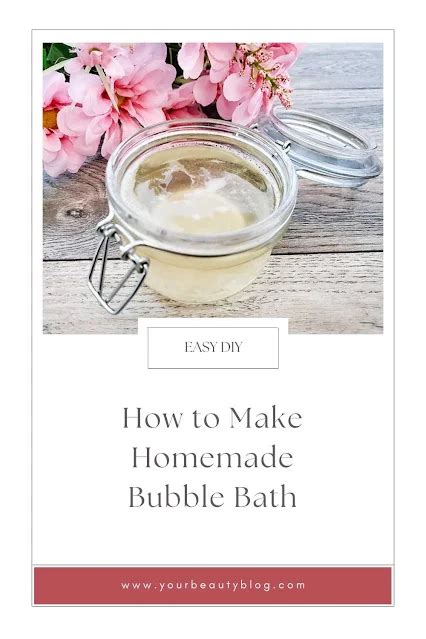 How To Make A Bubble Bath Without Bubble Mixture