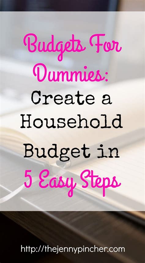 how to make a budget for dummies