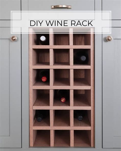 How To Make A Built In Wine Rack