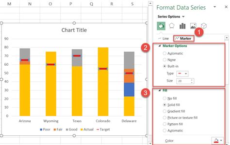 how to make a bullet graph in excel