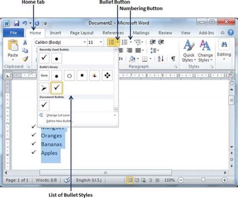 How To Make A Bulletin On Microsoft Word