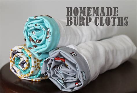 how to make a burp cloth pattern