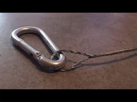 how to make a cable loop