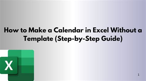 Event Calendar Maker (Excel Template) YouTube