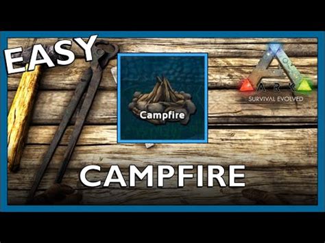 How To Make A Campfire In Ark Survival Evolved
