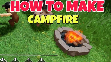 How To Make A Campfire In The Forest Game
