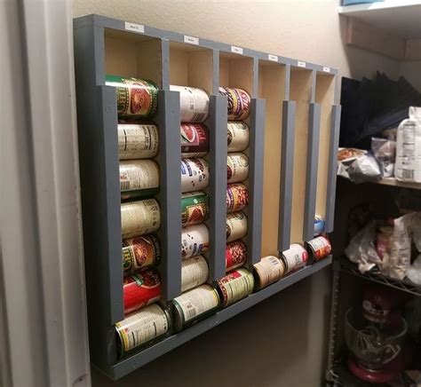 How To Make A Can Rotation Rack