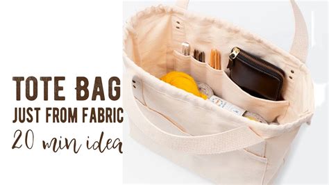 How To Make A Canvas Bag With Pockets