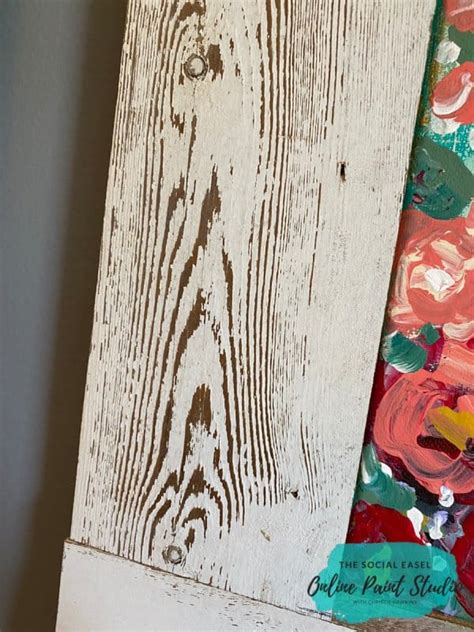 How To Make A Canvas Look Rustic