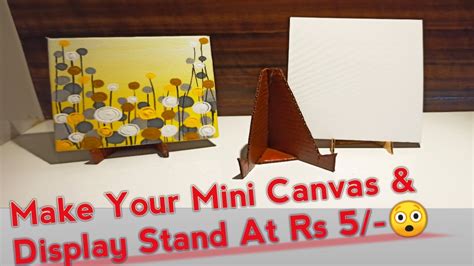 How To Make A Canvas Stand