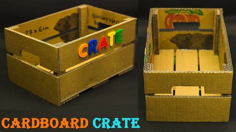 How To Make A Cardboard Crate