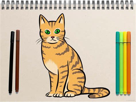 how to make a cat sketch