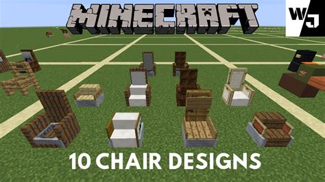 How To Make A Chair In Minecraft Java