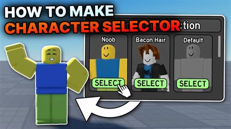 how to make a character in roblox mobile