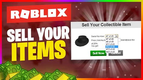 how to make a character in roblox to sell