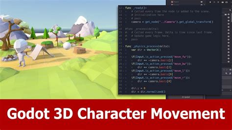 how to make a character move in godot