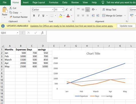 how to make a chart in excel with 3 variables