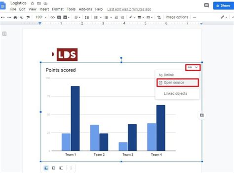 how to make a chart on google docs mobile