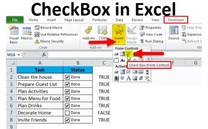 how to make a checkbox column in sheets