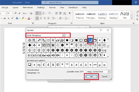 how to make a checkbox in word bigger