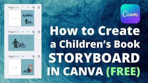 how to make a children's book using canva