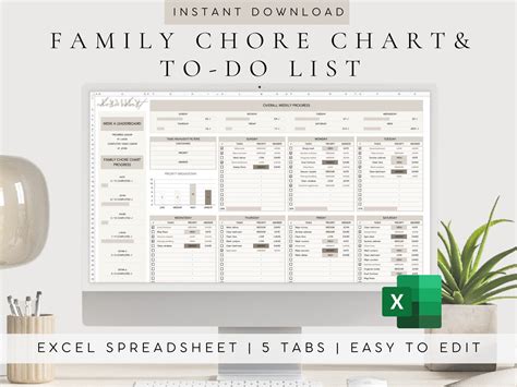 How To Make A Chore List On Excel