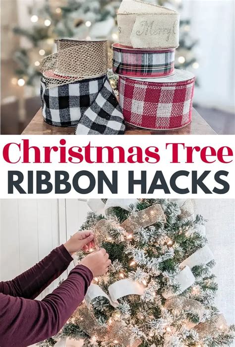 Christmas Tree Ribbons Tutorial Coffee Beans and Bobby Pins
