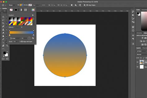 how to make a circle in photoshop elements