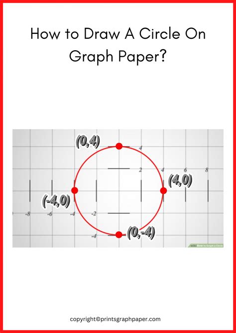 How To Make A Circle On Graph Paper