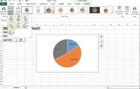how to make a circular graph in excel