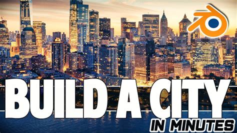 how to make a city building in blender
