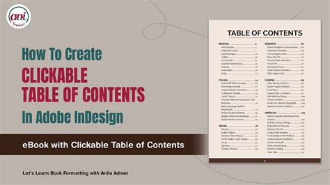 How To Make A Clickable Table Of Contents In Adobe