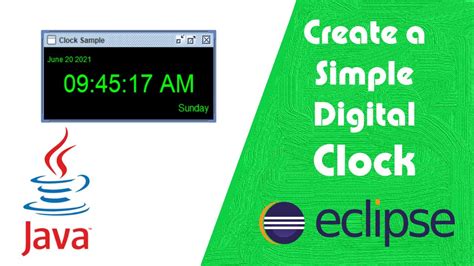 how to make a clock in java